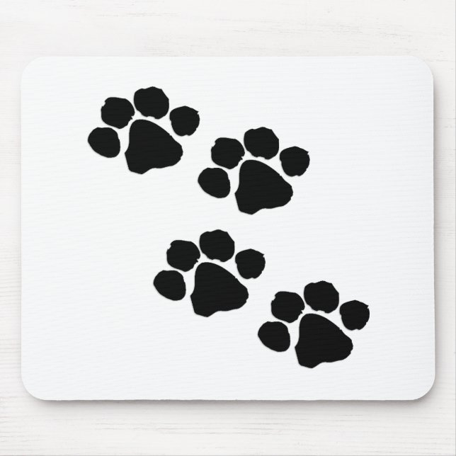 Tapis De Souris Empreintes de pattes (Devant)