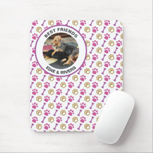Tapis de souris empreintes de pattes de chien mign