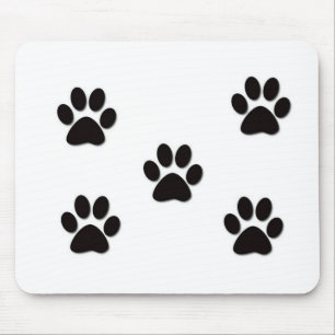 Tapis De Souris Empreintes de pattes de chiot