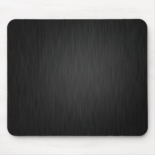 Tapis de souris en acier noir (Devant)