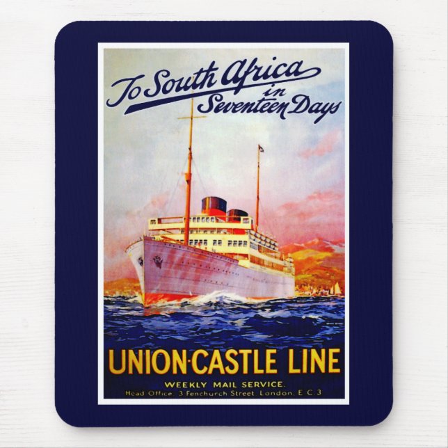 Tapis De Souris En Afrique du Sud en 17 jours (Devant)