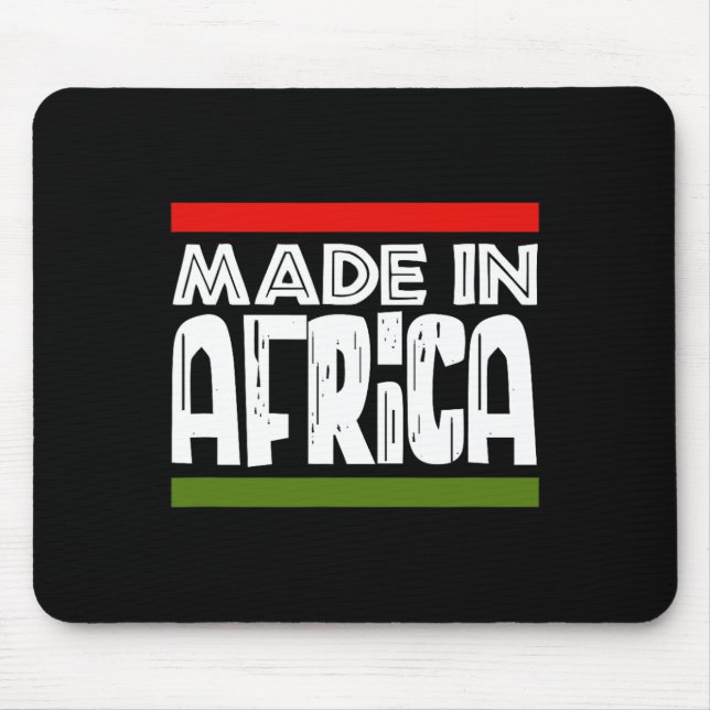 Tapis De Souris En Afrique Histoire noire Patrimoine africain (Devant)