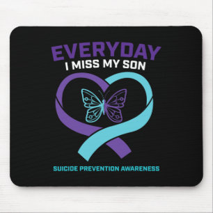 Tapis De Souris En Amour Mémoire Fils Prévention Suicide Sensibili