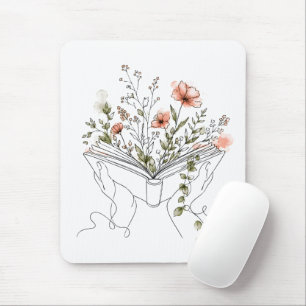 Tapis de souris en art botanique de Blooms Book