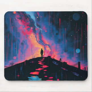 Tapis de souris en art de silhouette