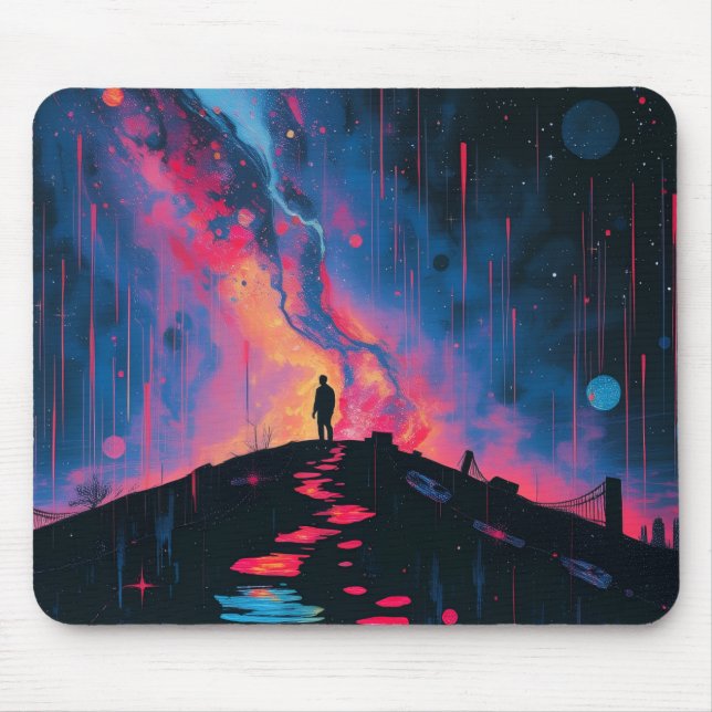 Tapis de souris en art de silhouette  (Devant)