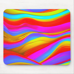 Tapis de souris en art numérique coloré – Taille p