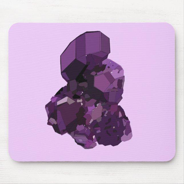 Tapis de souris en art vectoriel améthyste (Devant)