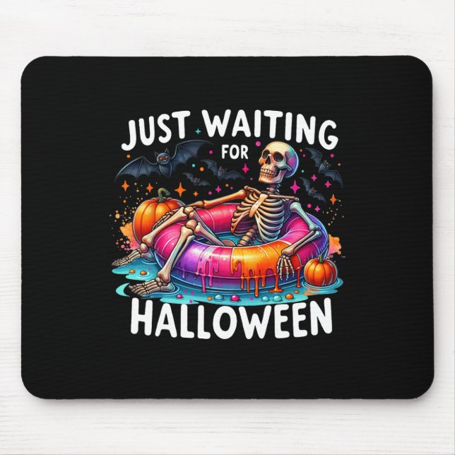 Tapis De Souris En Attente D'Halloween 1 (Devant)