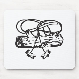 Tapis de souris en bois de Hache-n-Rondin
