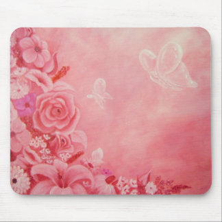 Tapis de souris en cristal de papillons