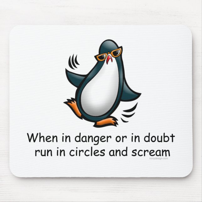 Tapis De Souris En danger ou en doute (Devant)
