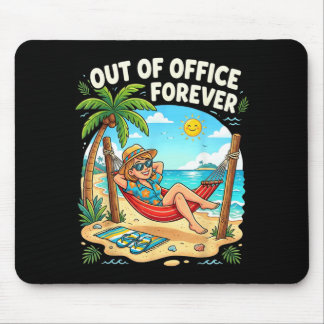 Tapis De Souris En dehors du bureau pour toujours Vacances de retr