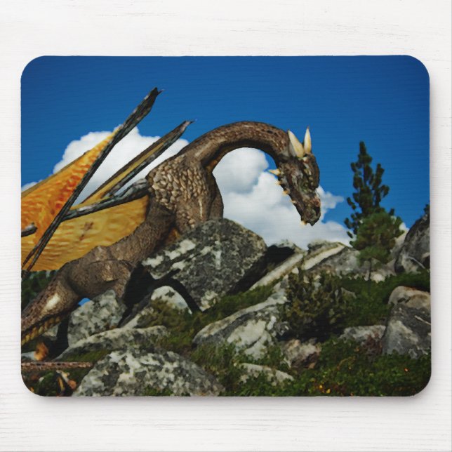 Tapis De Souris En haut de la colline Mousepad (Devant)