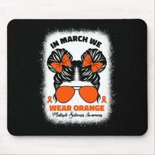 Tapis De Souris En Mars Nous Portons Orange Ms Multiple Sclerosis