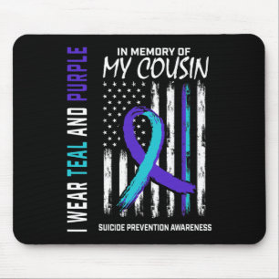 Tapis De Souris En mémoire Cousin Prévention du suicide Amer