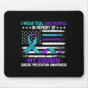 Tapis De Souris En mémoire Cousin Prévention du suicide Amer