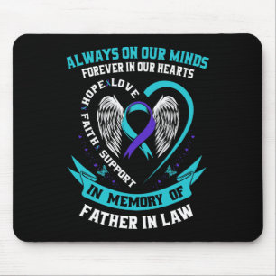 Tapis De Souris En mémoire de mon père en droit Sensibilisation au