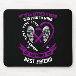 Tapis De Souris En Mémoire Du Meilleur Ami Pancréatique Cancer Mem