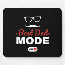 Tapis de souris en mode Meilleur Papa | Accessoire