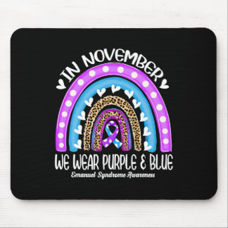 Tapis De Souris En Novembre Nous Portons Violet Et Bleu Emanuel Sy