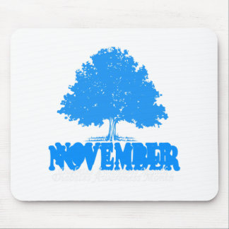 Tapis De Souris En novembre We Wear Blue Pumkin Aware