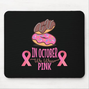 Tapis De Souris En Octobre Nous Portons Le Cancer Du Sein Rose Fem