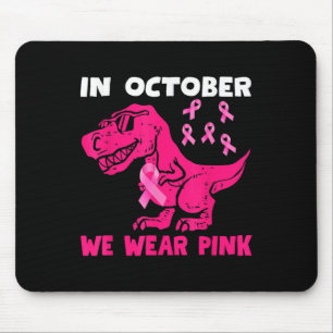 Tapis De Souris En Octobre Nous Portons Le Cancer Du Sein Rose Tre