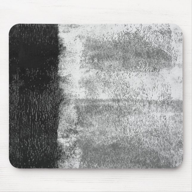 Tapis de souris en peinture roulée noire (Devant)