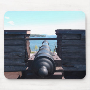 Tapis De Souris En regardant vers le bas le baril