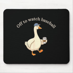 Tapis De Souris En route pour regarder le baseball maman de baseba