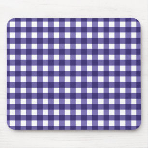 Tapis De Souris En vichy bleu marine