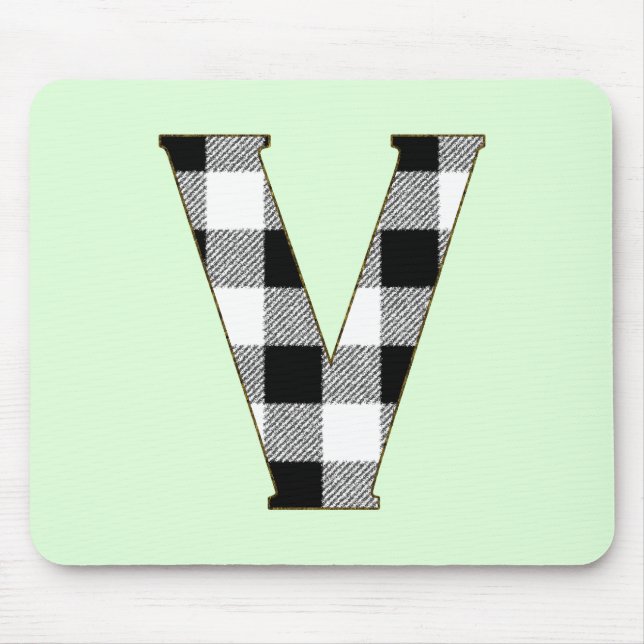 TAPIS DE SOURIS EN VICHY V (Devant)