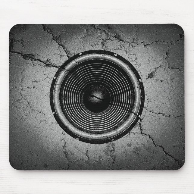 Tapis De Souris Enceinte sur un mur fissuré (Devant)