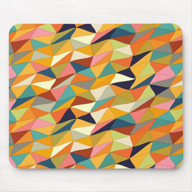 Tapis De Souris enchevêtrement coloré (Devant)