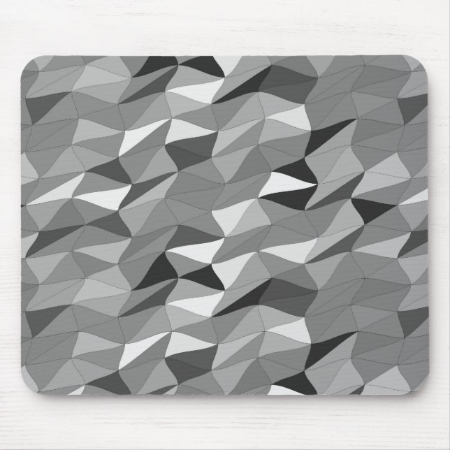 Tapis De Souris enchevêtrement coloré monochrome (Devant)