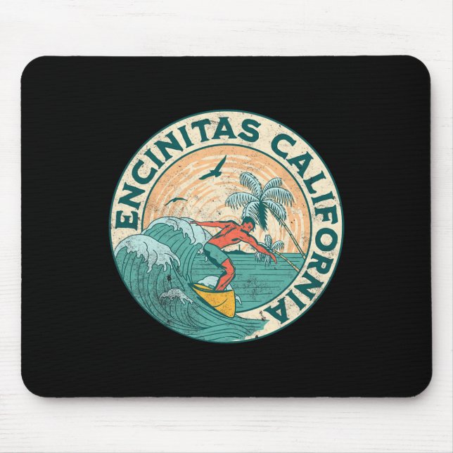 Tapis De Souris Encinitas Californie  (Devant)