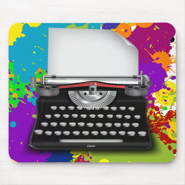 Tapis De Souris Encre de machine (Devant)