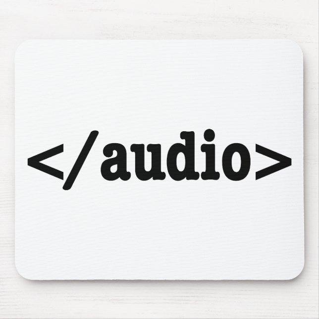 Tapis De Souris End Audio HTML5 Code (Devant)