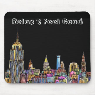 Tapis De Souris : : : Énergie de New York : : : Mousepad (noir)