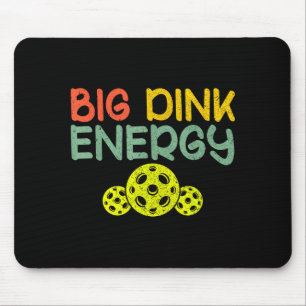 Tapis De Souris Énergie de pickleball rétro gros dink pickle ball