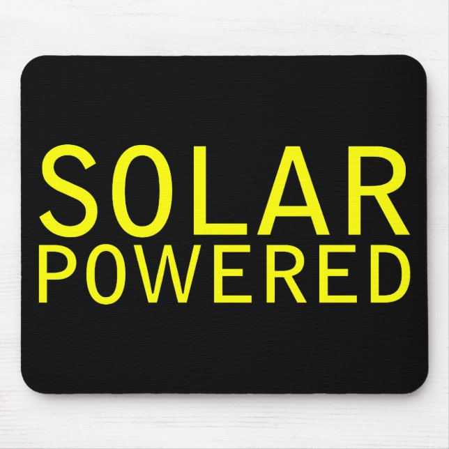 Tapis De Souris énergie solaire (Devant)