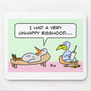 Tapis De Souris enfance malheureux d'egghood de psychiatre