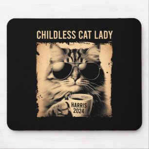 Tapis De Souris Enfant Chat Lady Vintage - Café Cat Kamala 202
