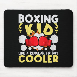Tapis De Souris Enfant de boxe comme un enfant régulier mais plus