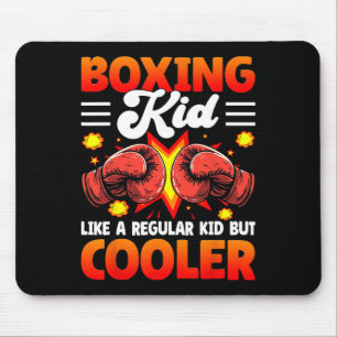 Tapis De Souris Enfant de boxe comme un enfant régulier mais plus
