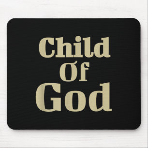 Tapis De Souris Enfant De Dieu Rétro Jésus Religieux Bible Chrétie