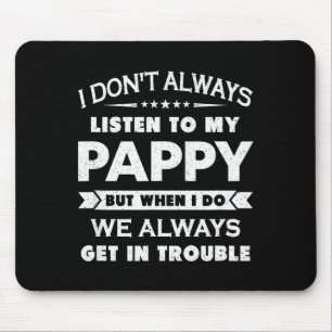 Tapis De Souris Enfant Drôle Et Pappy Gif Uni Enfants Noirs Je Ne 