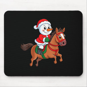 Tapis De Souris Enfant en bas âge Bonhomme de neige Chapeau de Pèr