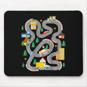 Tapis De Souris Enfant Jouer aux voitures sur Papa Ck Course Track